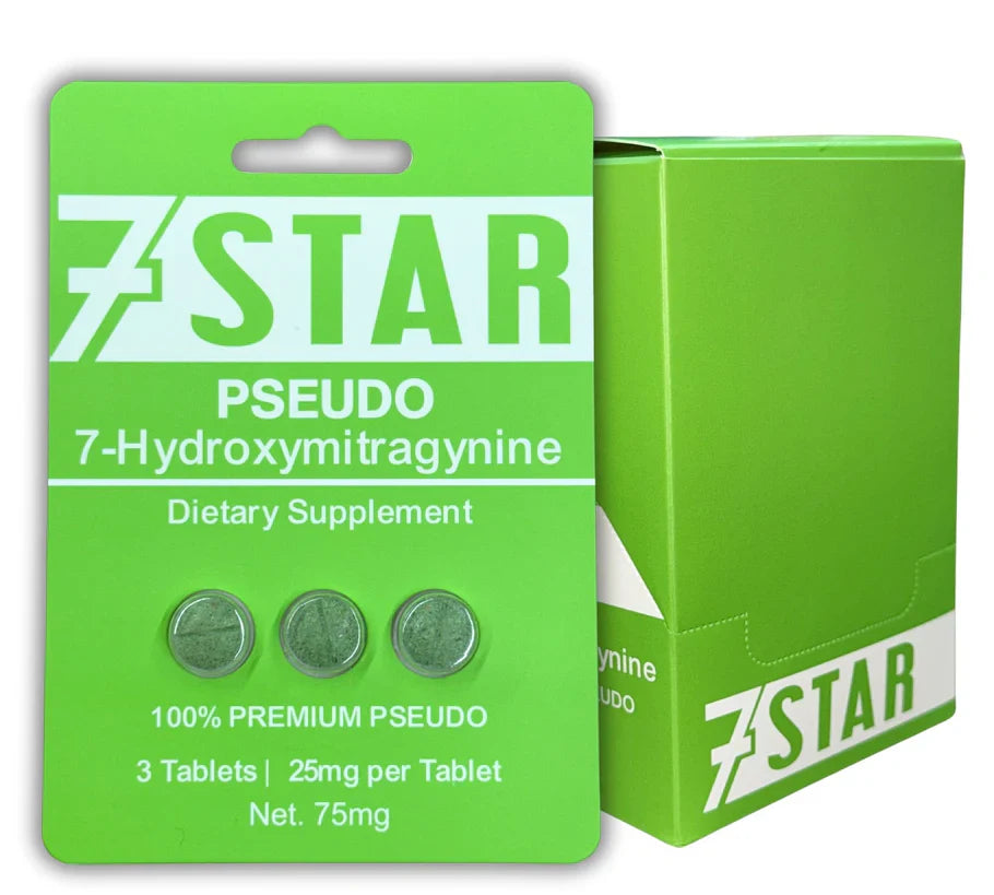 7 Star Pseudo 7-Hydroxymitragynine Tablets 25mg 3ct