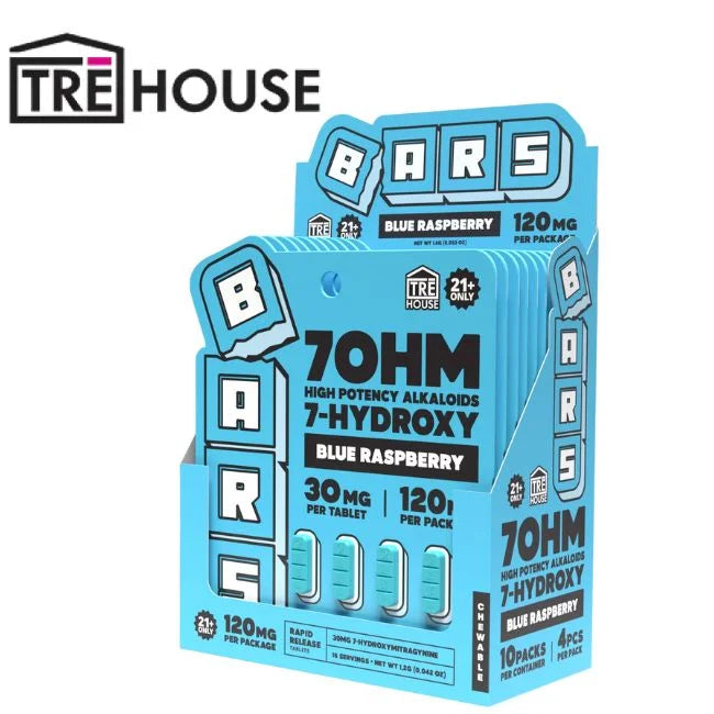 BARS by Tre House 7-Hydroxy Chewable Tablets 30mg 4ct