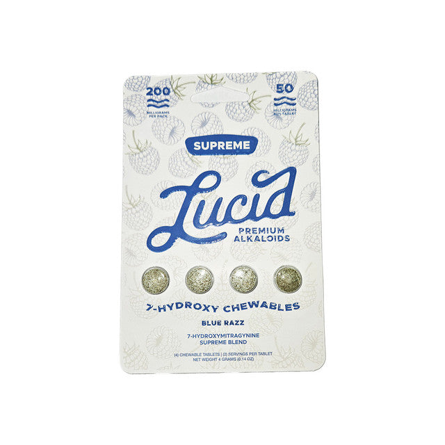 Lucid Supreme 7-OH Kratom Chewable Tablets 50mg 4ct