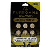 Pure OHMS Black – 7-OH Highly Potent Chewable Tablets 30mg 6ct