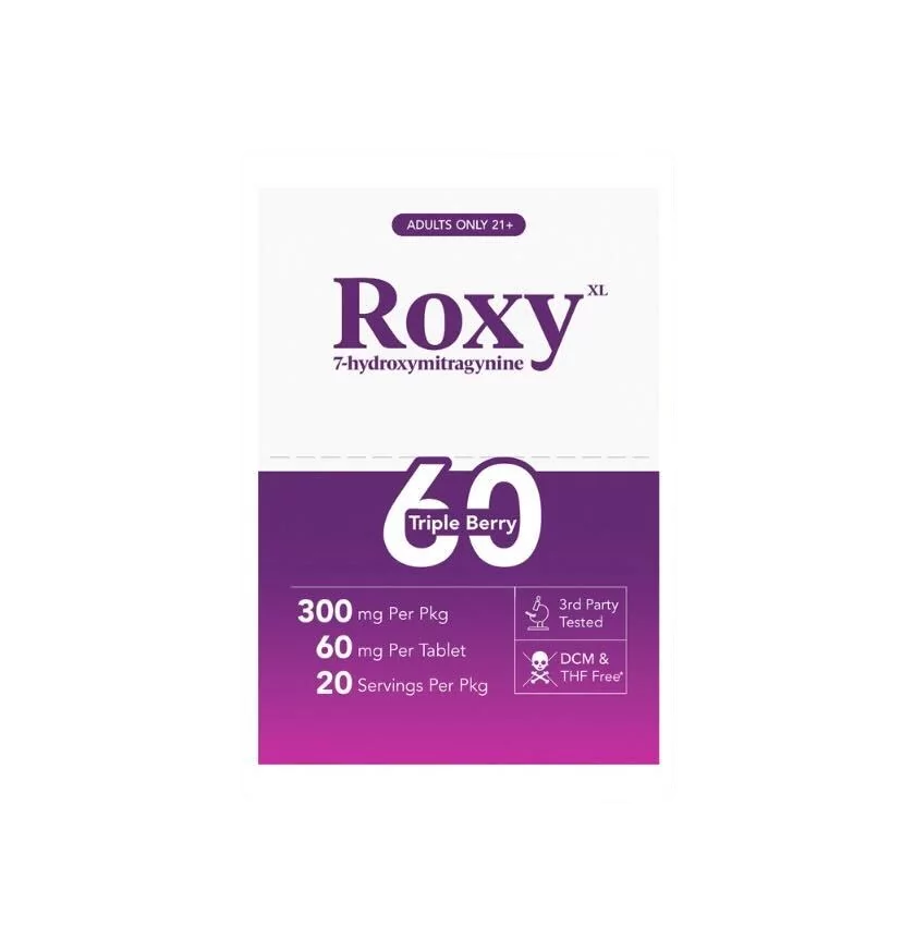 ROXY 7-OH Hydroxymitragynine Complex 60mg Per Tablet 5ct